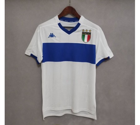 Italy 98/00 Away White Soccer Jersey